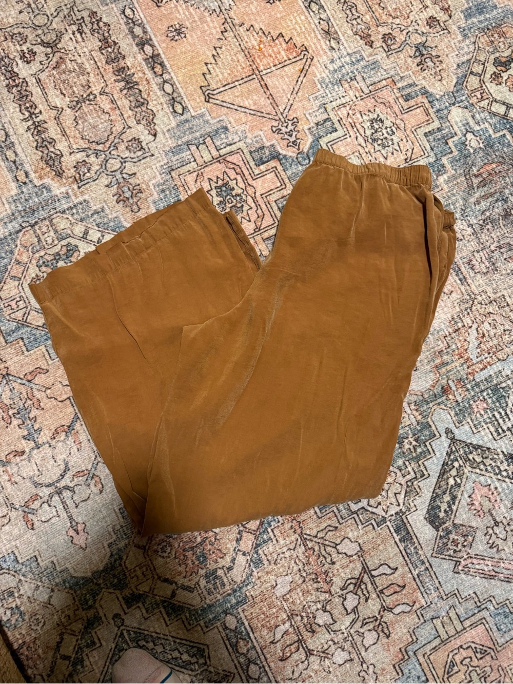 Madewell Relaxed Casual Pants in Camel Brown
